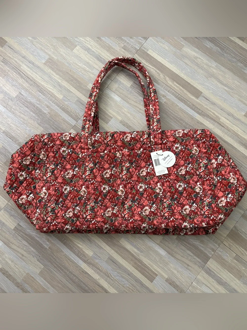 NWT Vera Bradley Disney Minnie Mouse & Daisy Duck Hidden Hearts Large Duffel